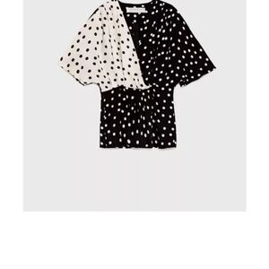 Zara polkadot top